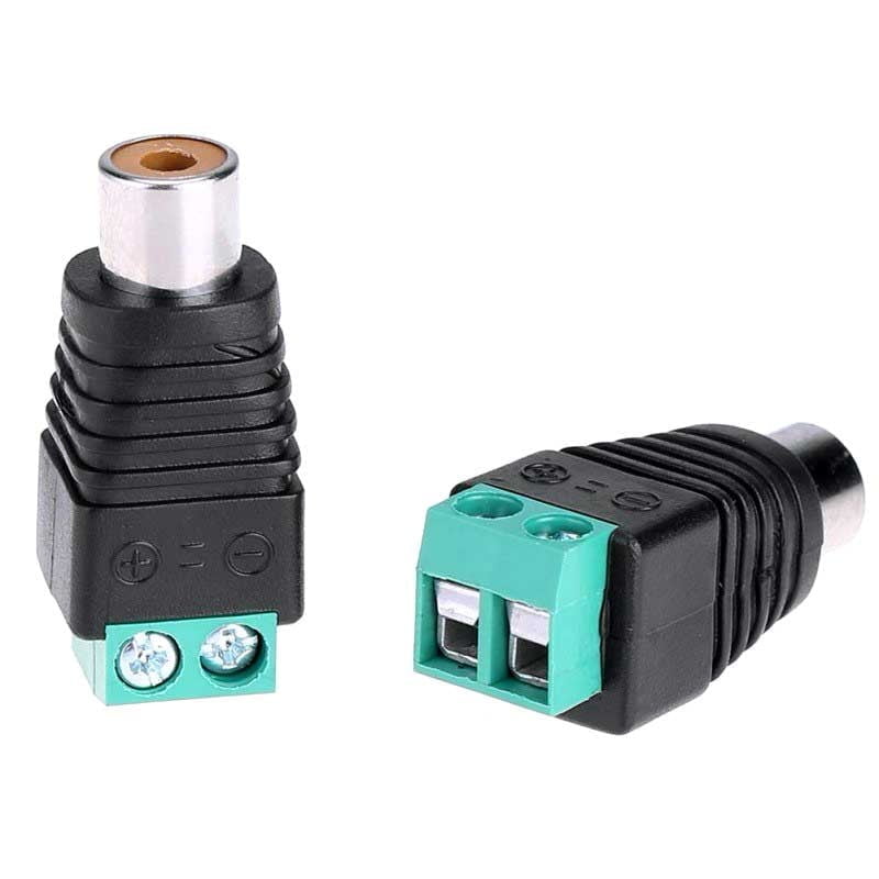 Female RCA Jack with Terminal Block
