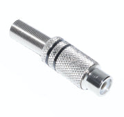 RCA Female Metal Jack Black