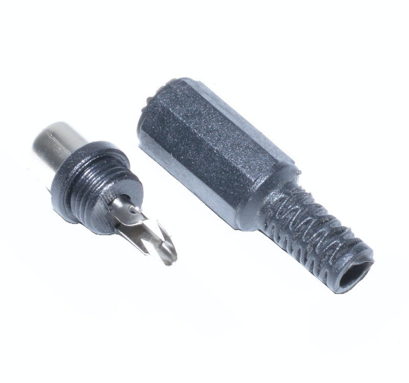 RCA Female Plastic Connector Black