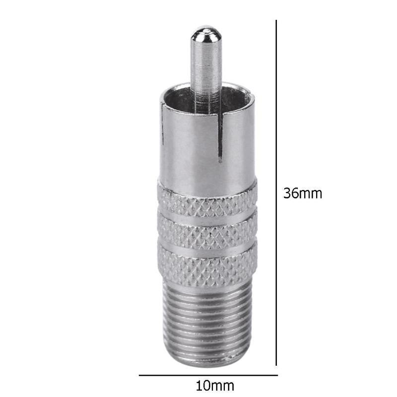 RCA Male Plug to F Female Jack