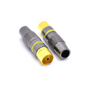 TV Plug Metal Gold Female