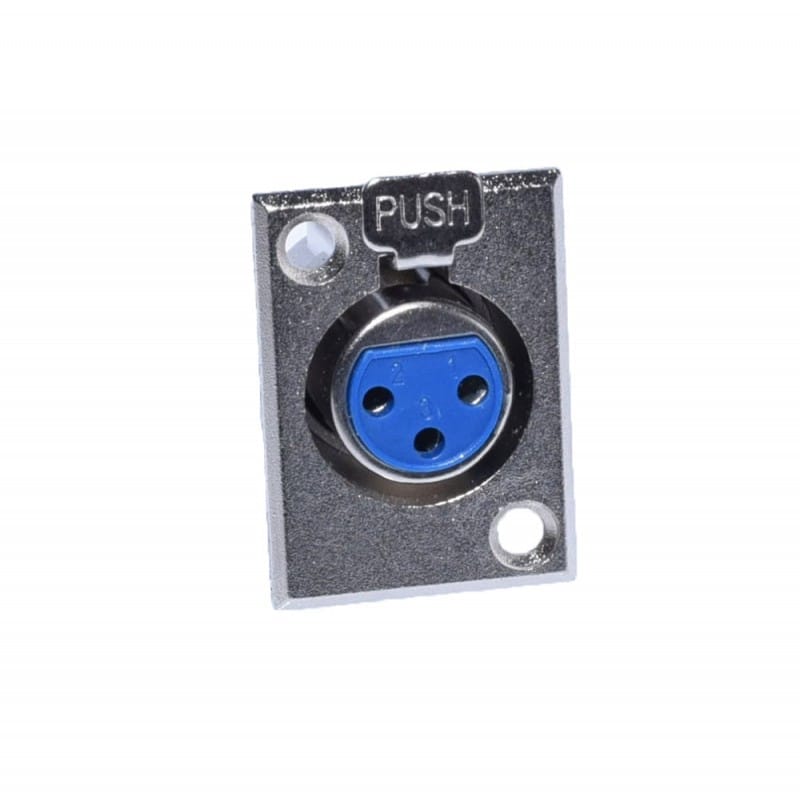 XLR Female Panel Mount Connector