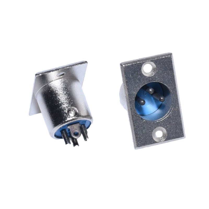 Panel Mount Male XLR Connector