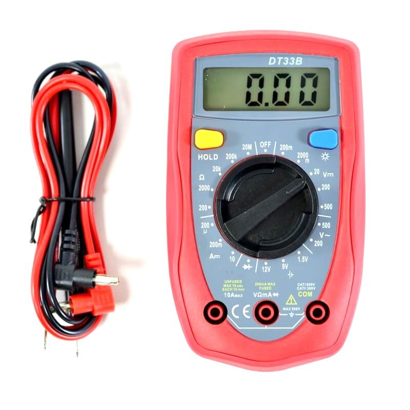 Digital Multimeter, Battery + Leads included