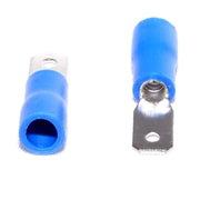 Blue Electric Spade Connector Male Type 4.8mm, 100Pcs/Set