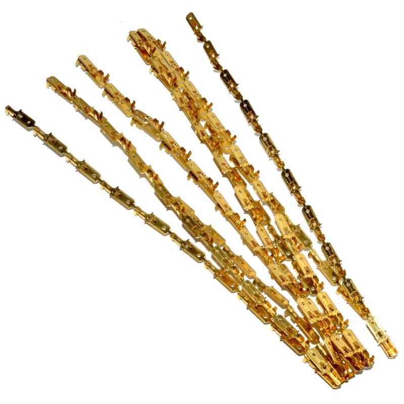 Brass Male Spade Terminal for Busbar - 6.3mm, 100Pcs/Set