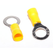 Insulated Yellow Ring Terminal Ø8MM 100pcs/Bag