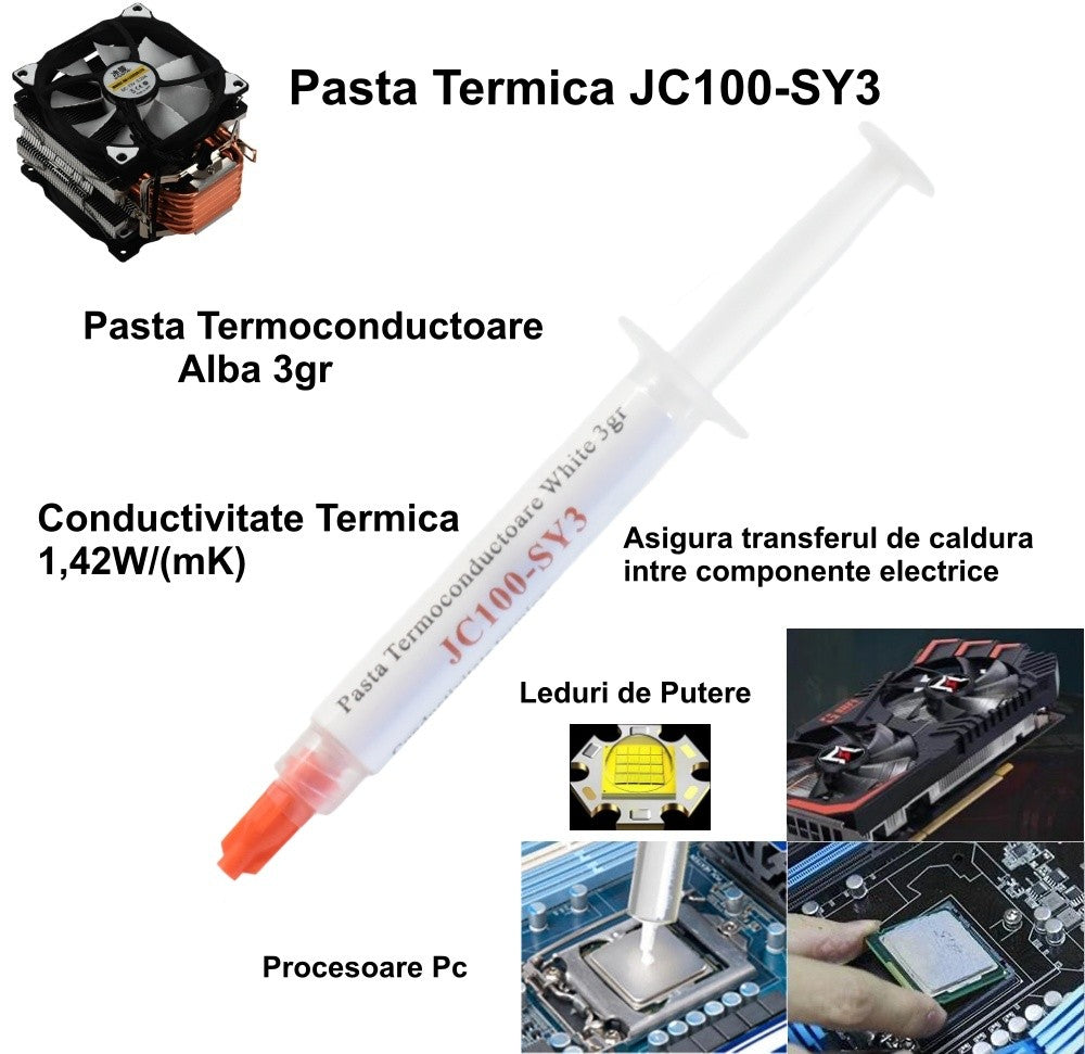 Thermal Paste JC100-SY3 / White 3g