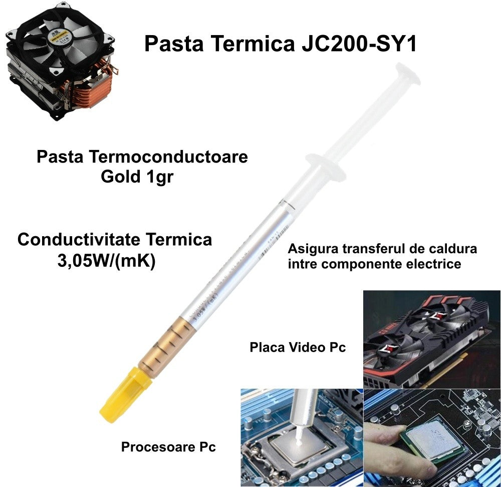 Thermal Paste JC200-SY1 / Gold 1gr