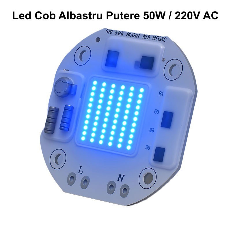 50W COB LED Chip with Blue Light, 220V AC / XSY-5454