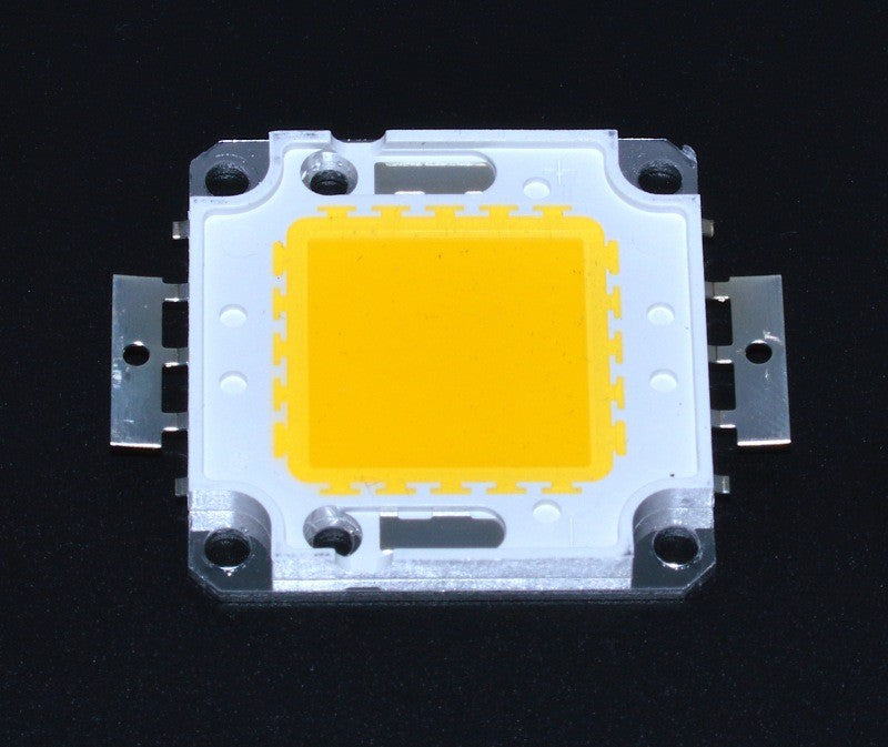 COB LED Chip Warm White Light 100W - 32/34V, 3000-3500K