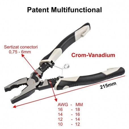 Professional Multifunctional CR-V Pliers