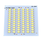 SMD LED Panel 75mm X 75mm X 72 Pcs 12V / Power 50W