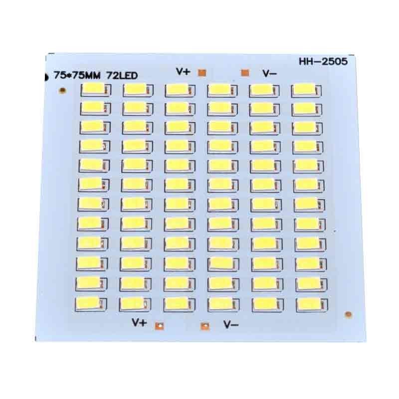 SMD LED Panel 75mm X 75mm X 72 Pcs 12V / Power 50W