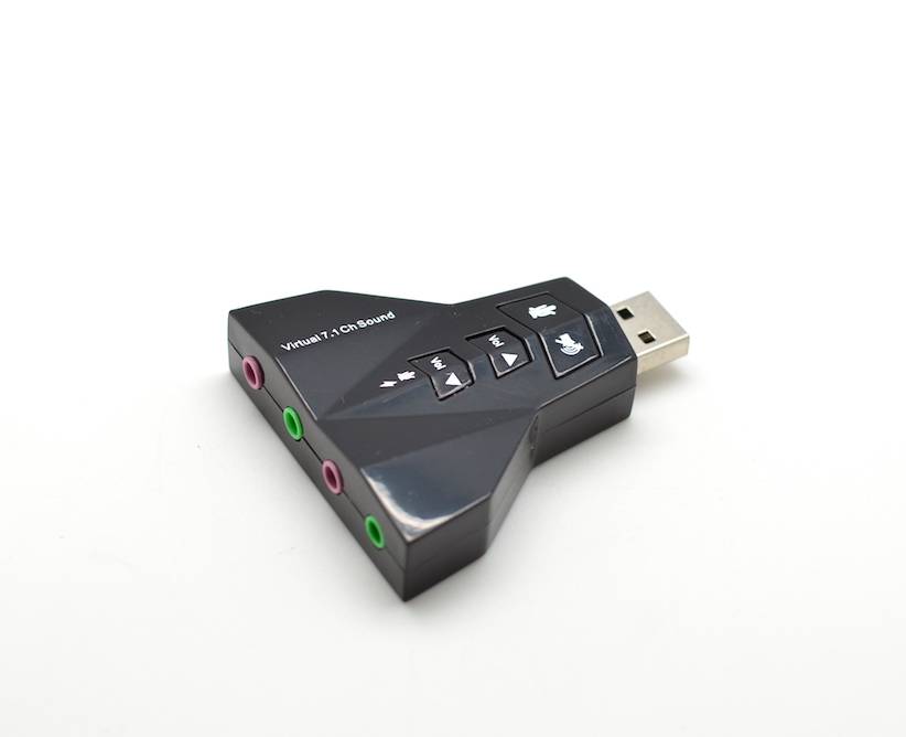 USB Sound Card, Dual 7-in-1