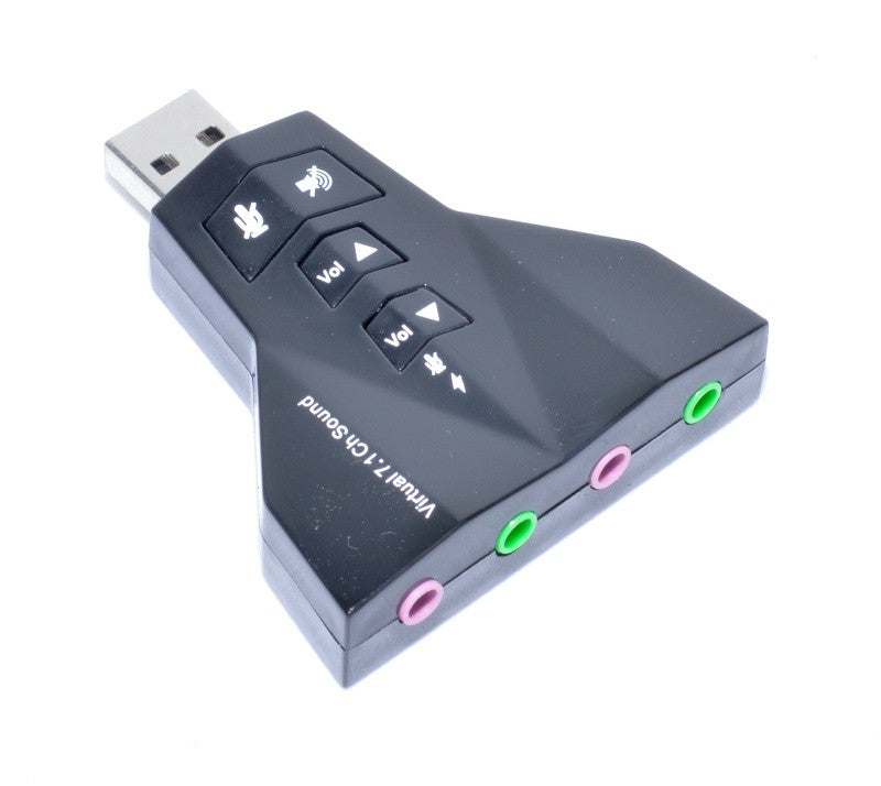 USB Sound Card, Dual 7-in-1