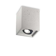 Ceiling light, Oak Pl1 Square Cemento