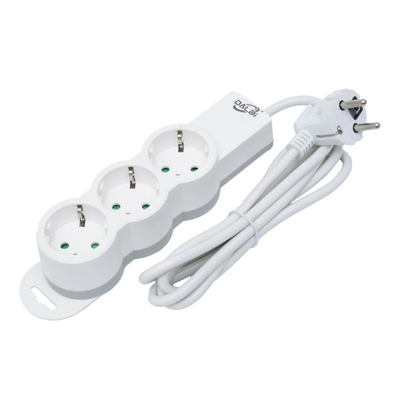 Extension Cord 3 Sockets with Child Protection, 3x1mm / 7m Cable
