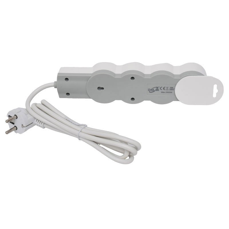 Power Strip with Switch, 3 Outlets and Child Protection, 3x1mm / 3m Cable