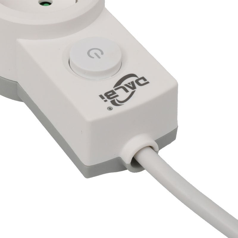 Power Strip with Switch, 3 Outlets and Child Protection, 3x1mm / 3m Cable