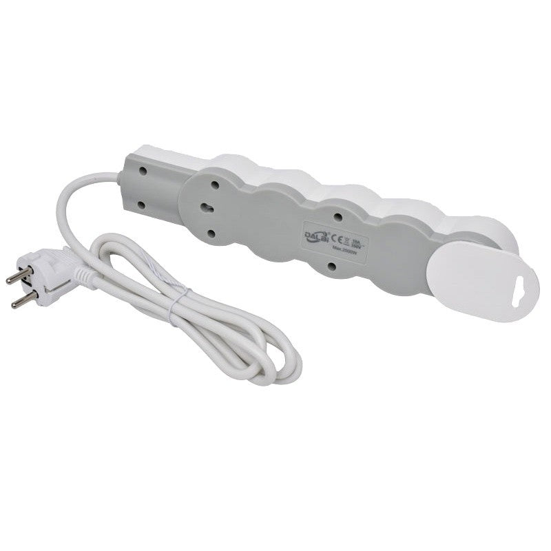 Power Strip with Switch, 5 Outlets and Child Protection, 3x1mm Cable / 1.5m