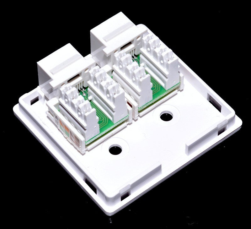 Double UTP Outlet 2 x 8P8C/CAT5