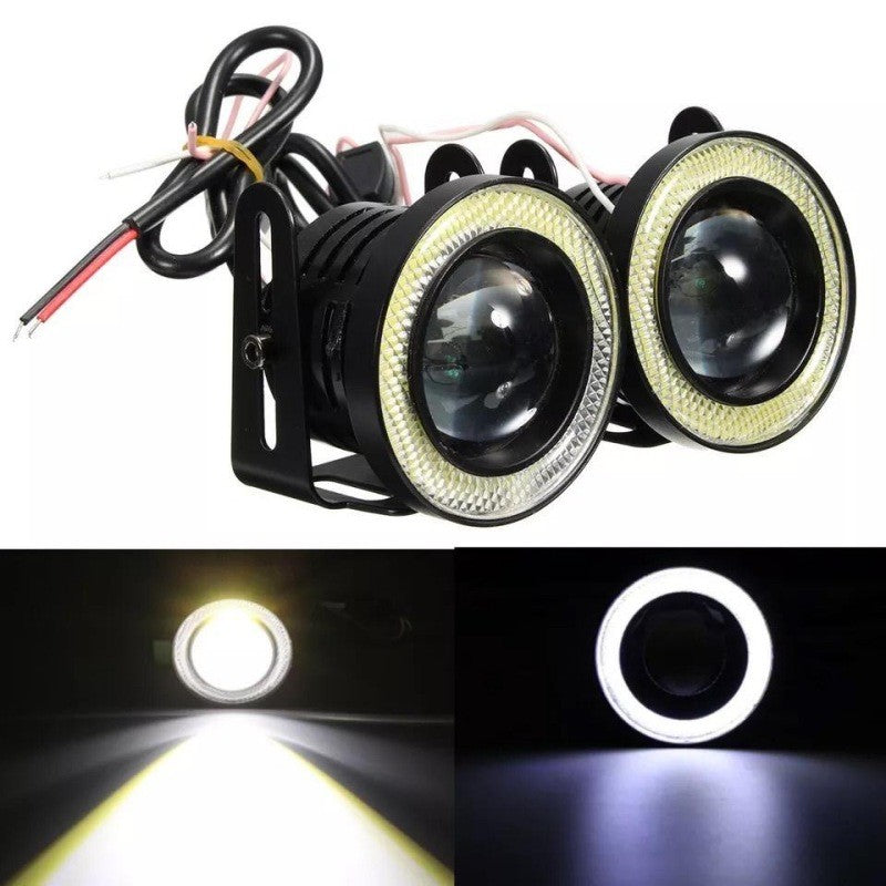 Universal LED Car Projector Set, 76MM / 10W / 3200LM