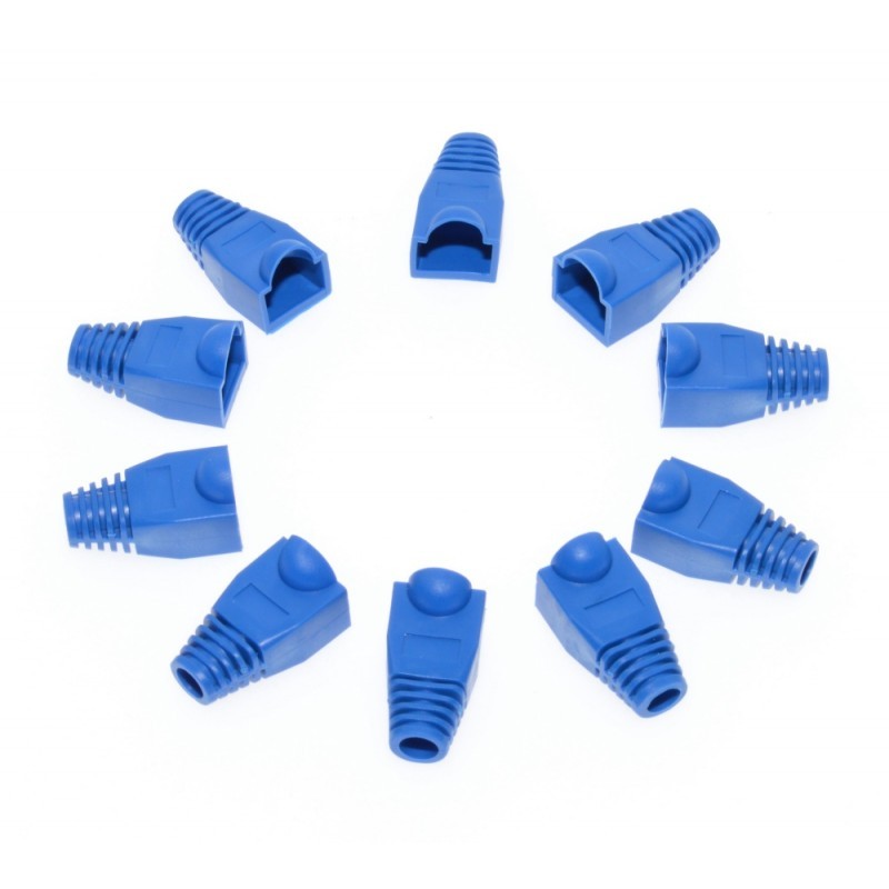 RJ45 UTP Connector Cover Blue, 100pcs/set