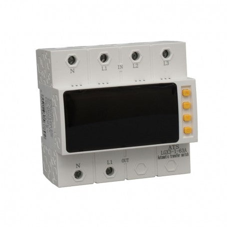 Three-Phase Automatic Protector 63A - ATS, Automatic Transfer Switch with Priority Phase / LGX3-1-63A