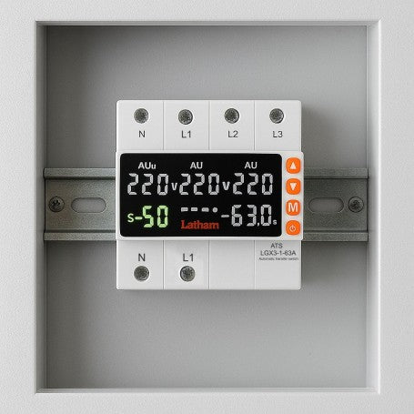 Three-Phase Automatic Protector 63A - ATS, Automatic Transfer Switch with Priority Phase / LGX3-1-63A