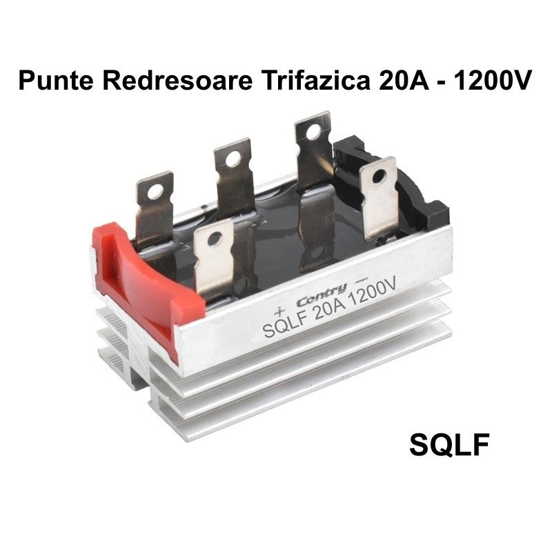 Three-Phase Bridge Rectifier 20A - 1200V / SQLF-2012