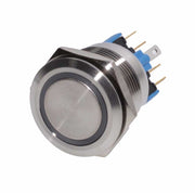 Push Button 22mm/24V White LED