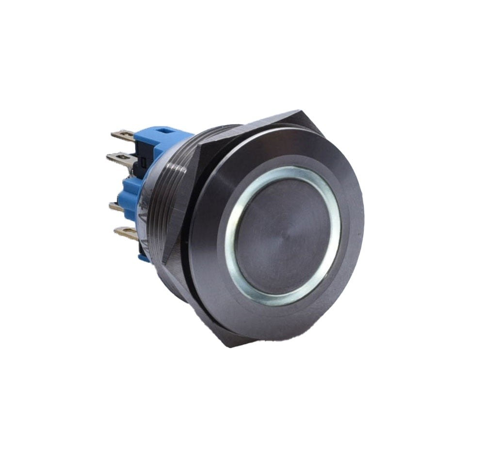Push Button 25mm/24V White LED