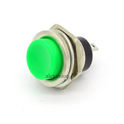 Push Button with Metal, Green Non-Latching 220V/3A