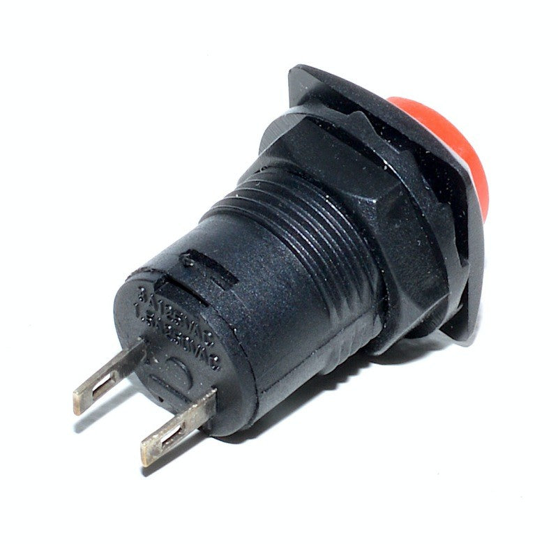 Latching Square Push Button 15x15x30mm Red
