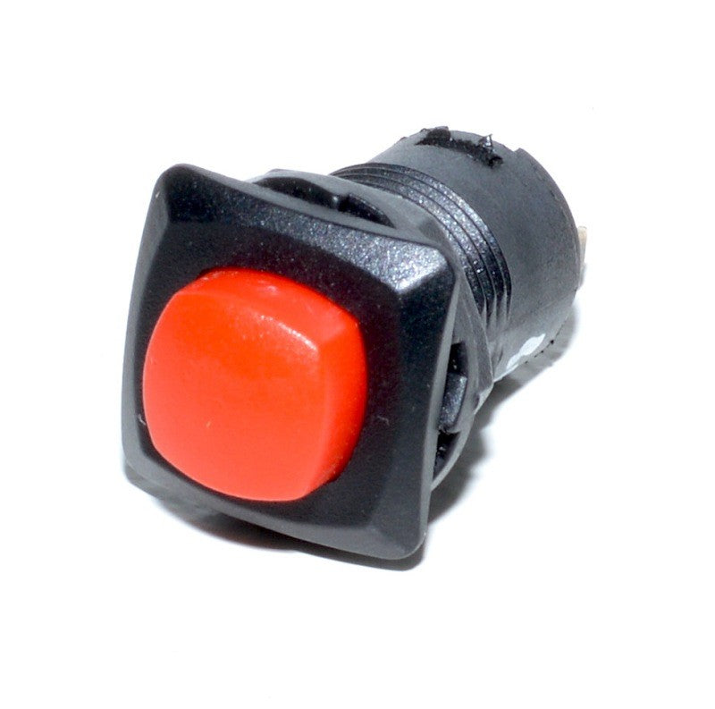 Latching Square Push Button 15x15x30mm Red