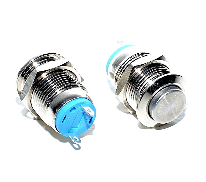 Momentary Metal Push Button 12mm 220V