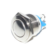 Simple Metal Push Button, Momentary, 16mm, 220V
