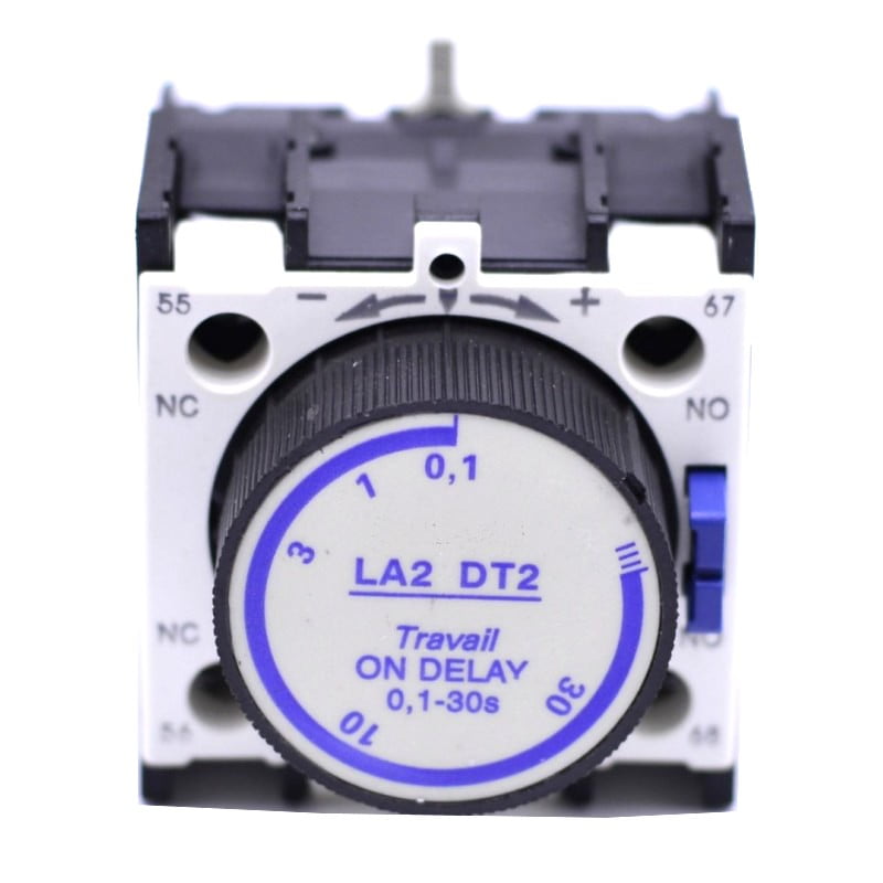 Auxiliary Relay (Contactor Timer) LA2 DT2 0.1-30Sec
