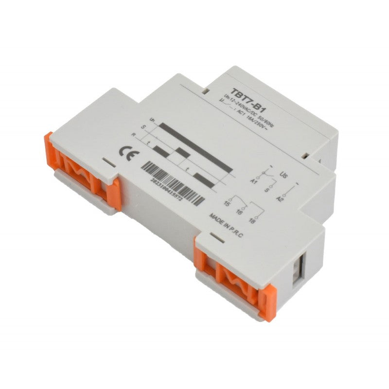 Timer and Interval Relay, DIN Rail Mounting, TBT7-B1
