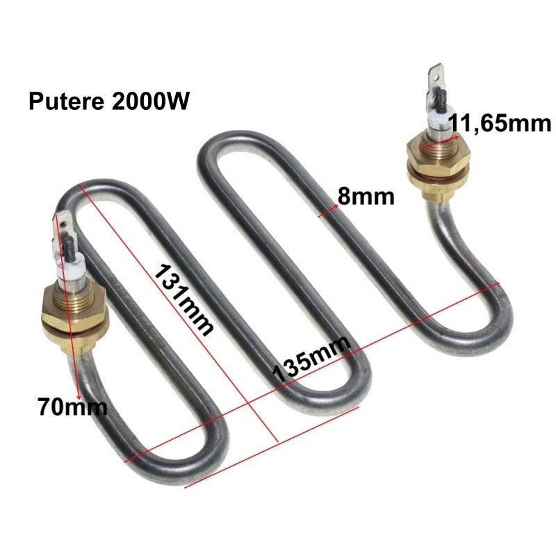 Double W Electric Heater Element 2000W
