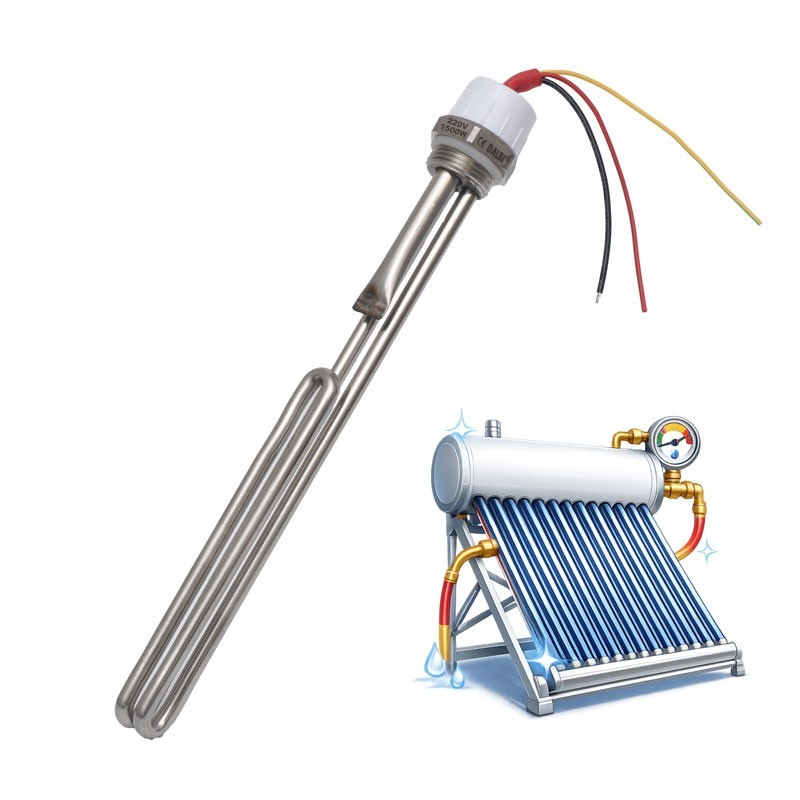 Electric heating element 1500W 220V AC for pressurized solar panel with boiler - DALBI