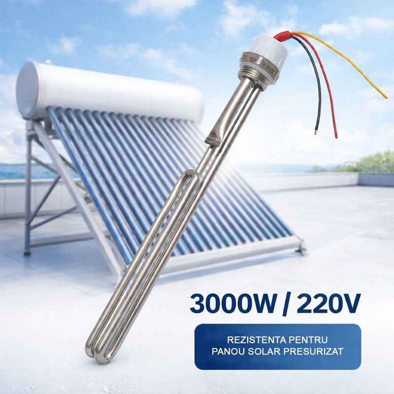 Electric Heater 3000W 220V AC for pressurized solar panel with boiler - DALBI