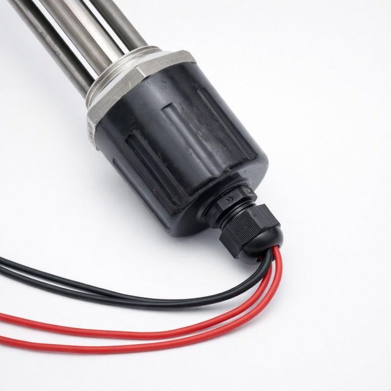 Electric Water Heater Element 2 in 1 Solar - DC 48V / 500W and AC 220V / 1000W, with Thermostat 85˚ - Dalbi