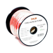 Power Cable Reel, 7.8MM Red CU+AL 6GA 25M/Reel