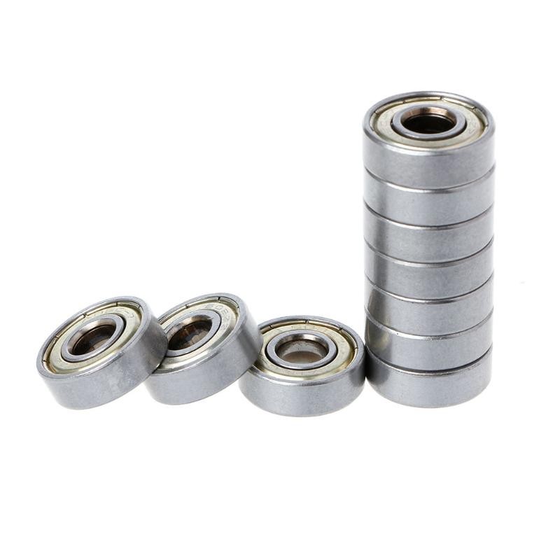 Set of 10 Model 608 ZZ Bearings, All-Steel