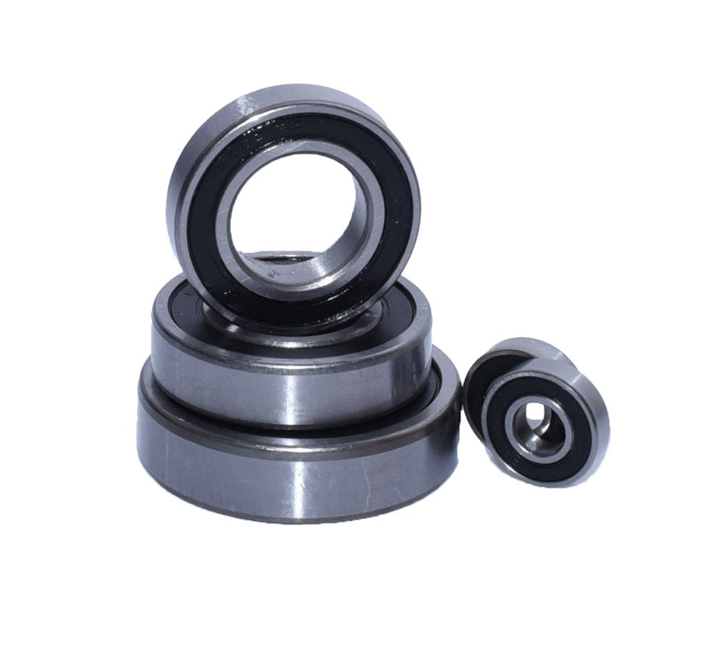 Bearings Model 6200 2RS, Steel with plastic housing