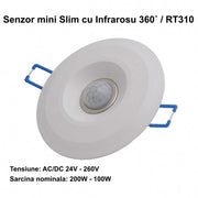 360˚ Mini Slim Infrared Motion Sensor / RT310