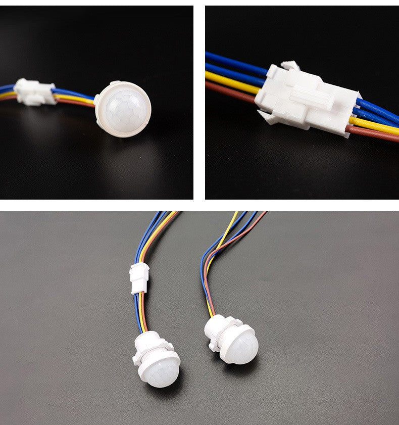 PIR Sensor 110-220V with 4 Wires 28x37mm