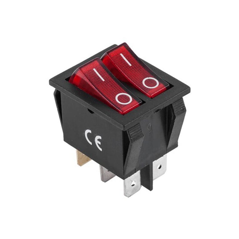 Double ON-OFF IRS Switch 250V KCD6